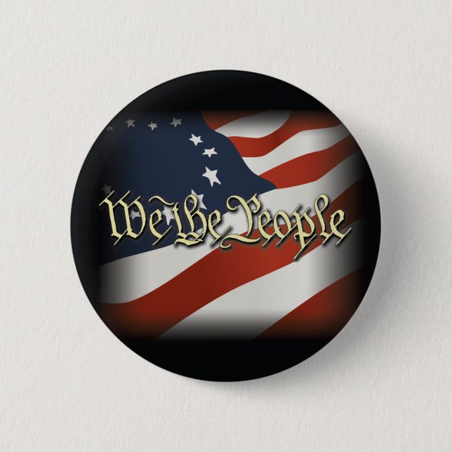 We The People Pinback Button (Front)