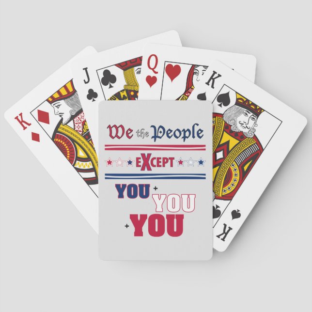 We the People   Poker Cards (Back)