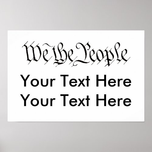 We the People Poster