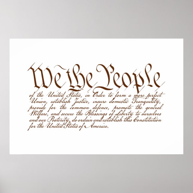 We the People Poster (Front)