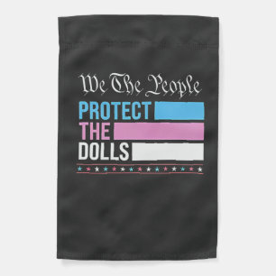 We The People Protect The Dolls LGBT Transgender Garden Flag