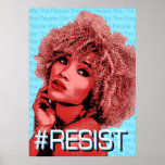 We The People RESIST Art Poster