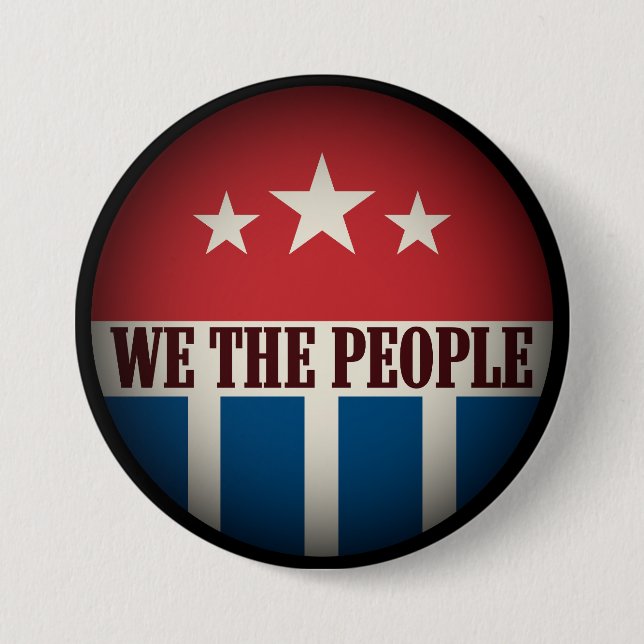 We the People Retro Button (Front)