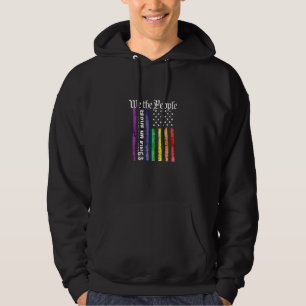 We the People Serve No King LGBT Democrats Protest Hoodie