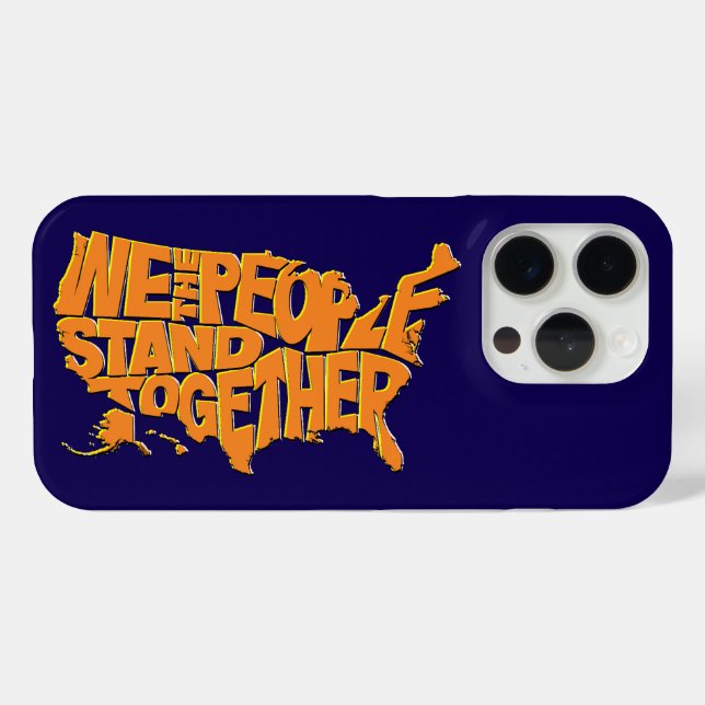 We the People Stand Together Case-Mate iPhone Case (Back (Horizontal))