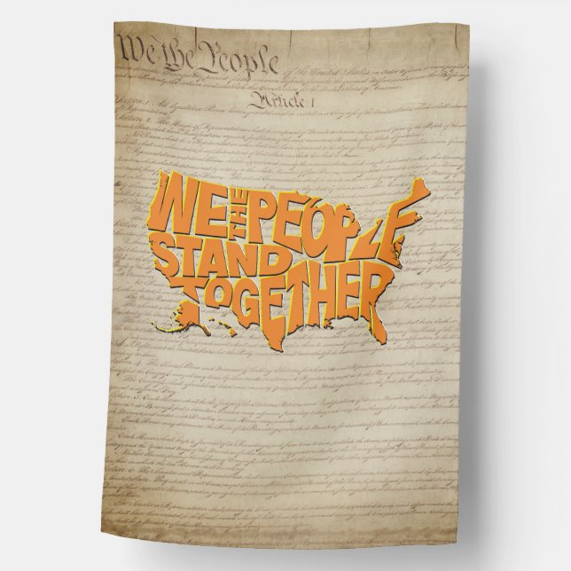 We the People Stand Together House Flag (Front)