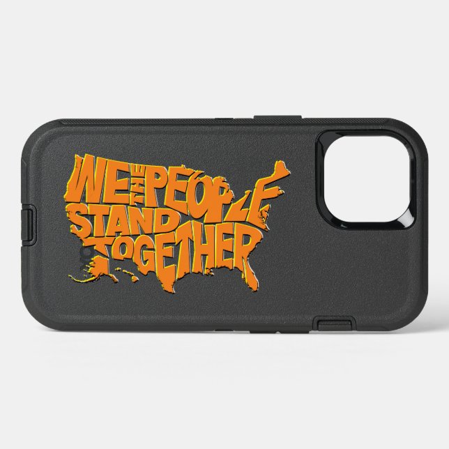 We the People Stand Together Otterbox iPhone Case (Back Horizontal)