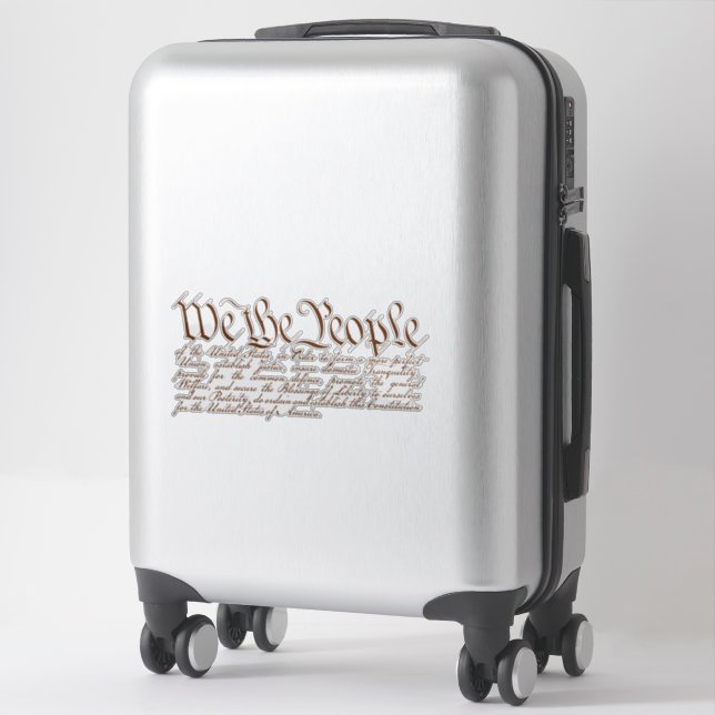 We the People Sticker (Suitcase)