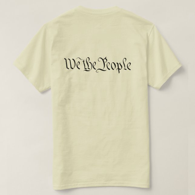 We the People T-shirt (Design Back)