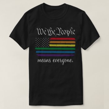 We The People T-shirt by Bee_Paw at Zazzle