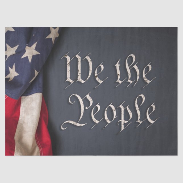 We the People Tissue Paper (Front)
