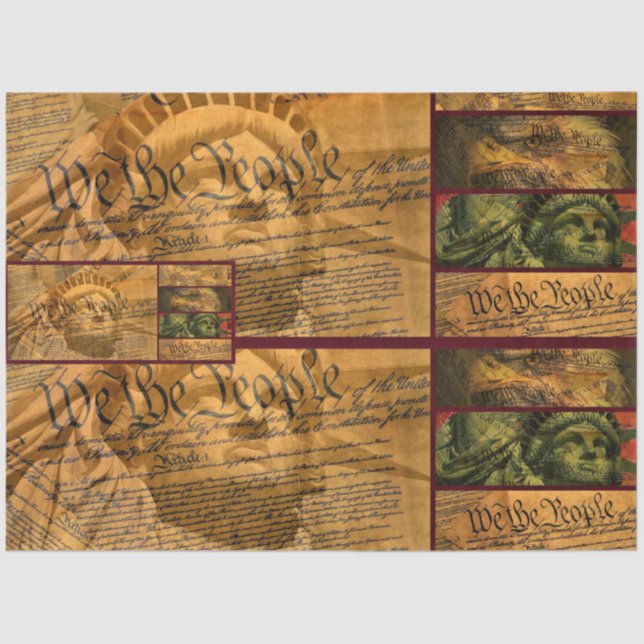 We The People Tissue Paper (Front)