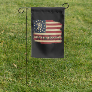 We The People Trump 45 47 Distressed Vintage Flag