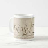 'We the People' US Constitution Mug (Front Left)