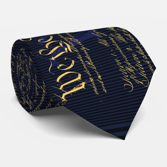 WE THE PEOPLE - US Constitution Neck Tie (Rolled)