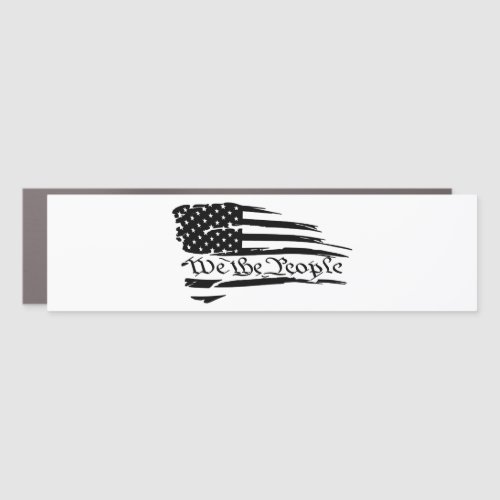 WE THE PEOPLE US FLAG Trump Bumper Sticker Car Magnet