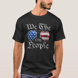 We The People USA Funny 4th Of July American Flag T-Shirt