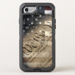 We The People Vintage American Flag OtterBox Defender iPhone SE/8/7 Case<br><div class="desc">Wear your Liberty with Pride!!</div>