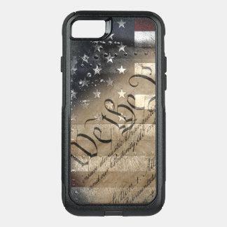 We The People Vintage American Flag OtterBox Commuter iPhone SE/8/7 Case