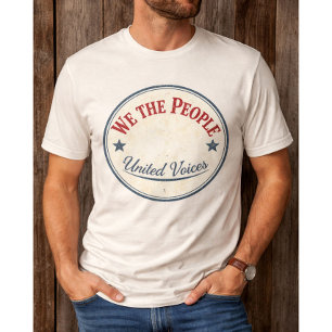 We The People Vintage Badge T-Shirt