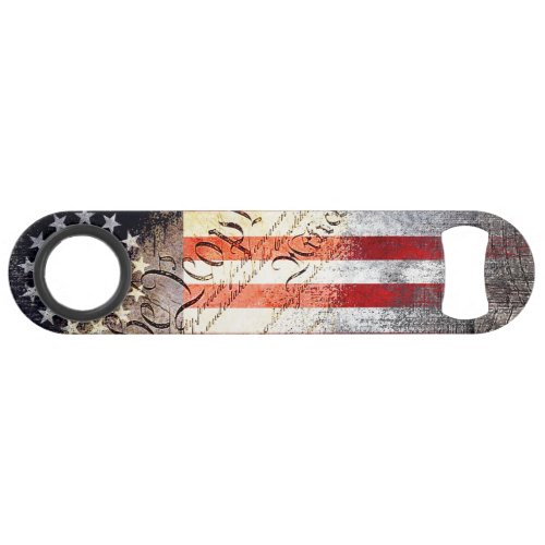 We The People Vintage Betsy Ross American Flag Bar Key