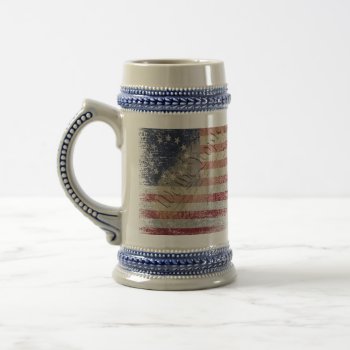 We The People Vintage Betsy Ross American Flag Beer Stein by KDRDZINES at Zazzle