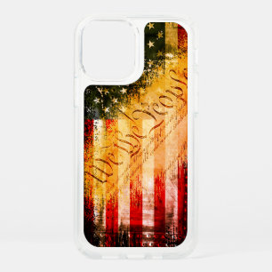 WE THE PEOPLE Vintage Retro Rock American Flag Speck iPhone 12 Pro Case