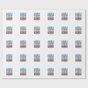 We the People Will Never Forget the Cowards  Wrapping Paper