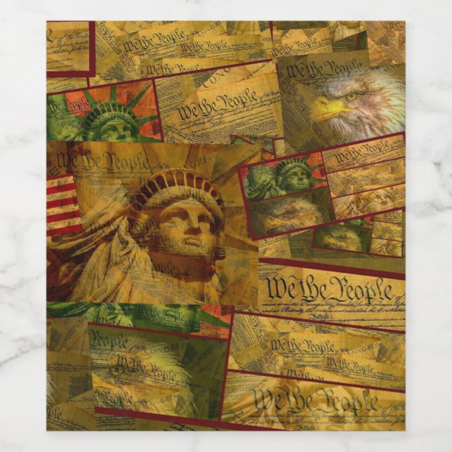 We The People Wine Label (Single Label)