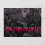 We The People Women&#39;s March 10/100 Actions Postcard at Zazzle