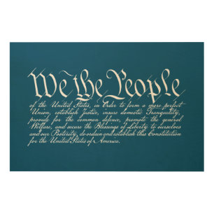 We the People Wood Wall Art