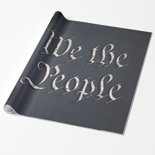 We the People Wrapping Paper