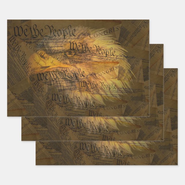 We The People Wrapping Paper Sheets (Set)