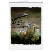 We the Sheeple Card (Front)