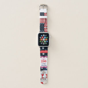 We The Silly Geese 250th Funny Celebration Apple Watch Band