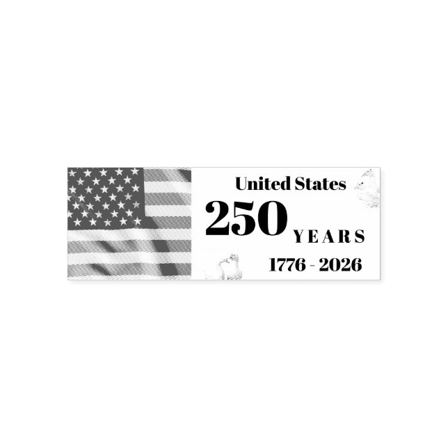 We The Silly Geese 250th Funny Celebration Self-inking Stamp (Design)