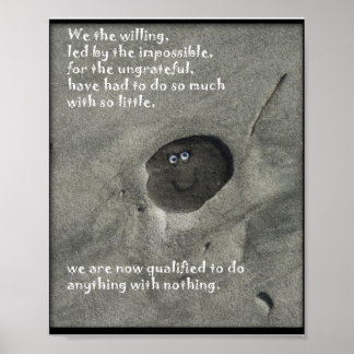We the willing poster