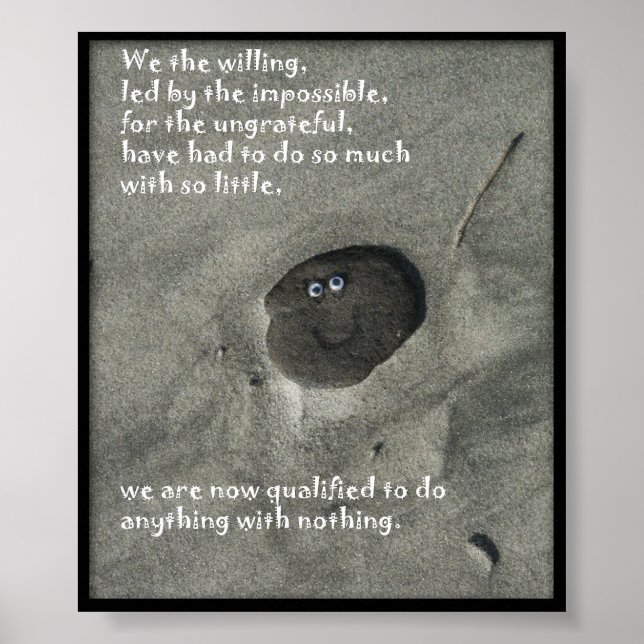We The Willing Poster (Front)