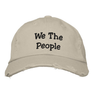 We ThePeople Distressed Chino Twill Cap