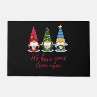 We Three Gnomes Have Come from Afar Doormat