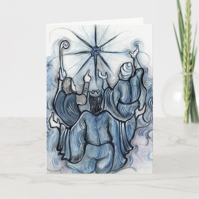 We Three Kings Christmas Card (Front)