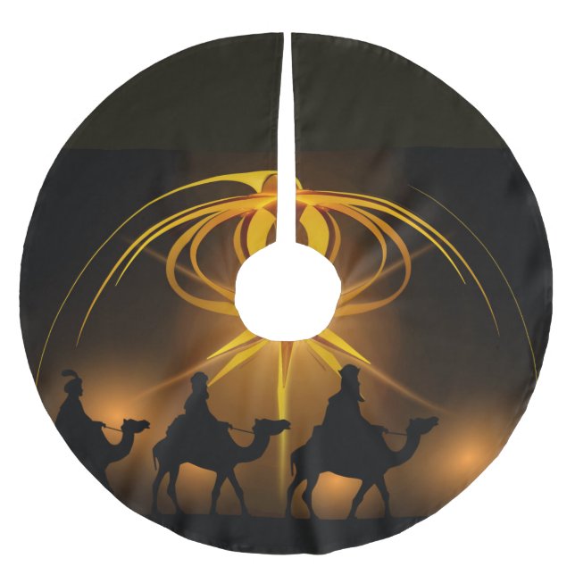 We Three Kings, Christmas Tree Skirt (Front)