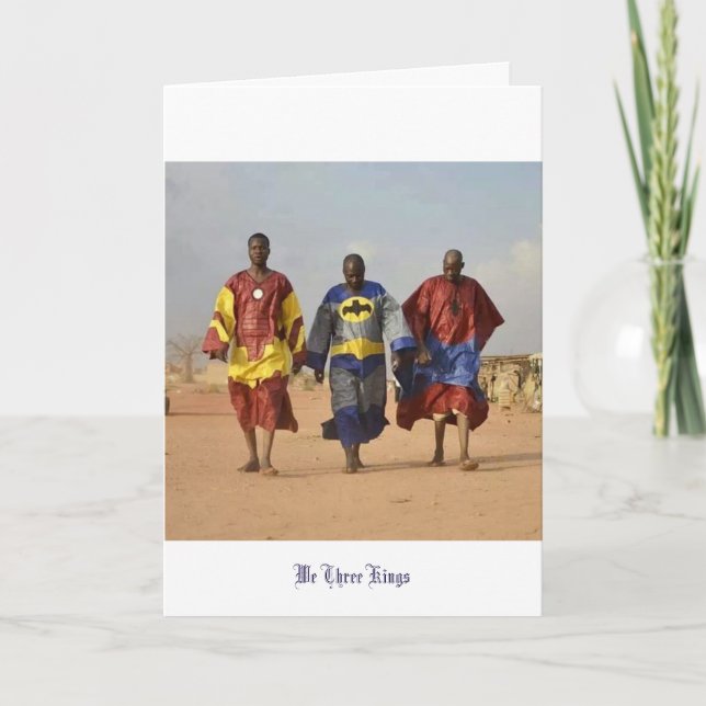 We Three Kings Holiday Card (Front)
