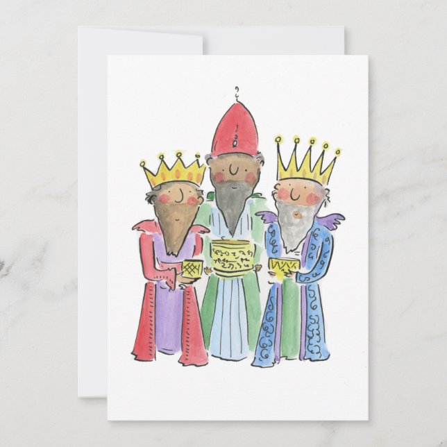 We Three Kings Invitation (Front)