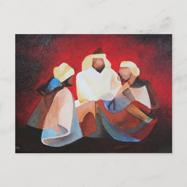 We Three Kings The Wise Men Of Christmas Postcard (Front)