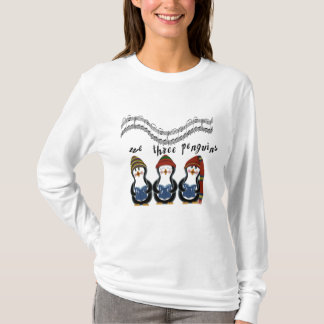 We Three Penguins Holiday Tshirts and Gifts