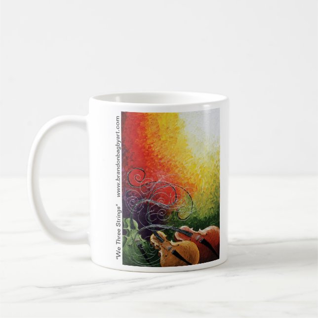 We Three Strings Coffee Mug (Left)