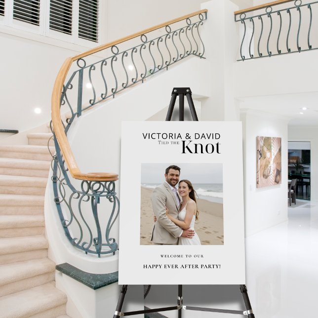 We Tied The Knot Elopement / Wedding Reception  Foam Board (Creator Uploaded)