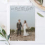 We Tied The Knot Invite Eloped Announcement