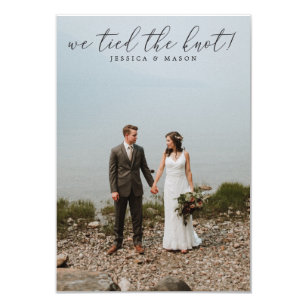 tied the knot invitations